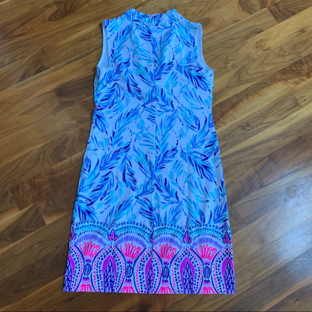NEW! W/ Tags Lilly Pulitzer Tisbury Shift Ruffle Neck Dress - Picture 3 of 11